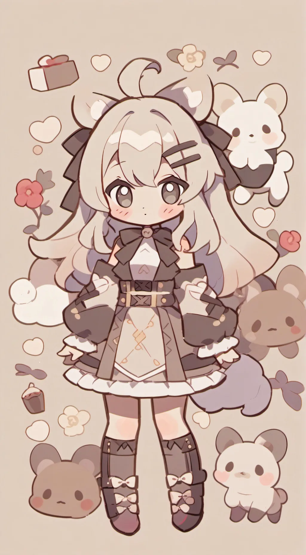 ai character: Maid Cafe background