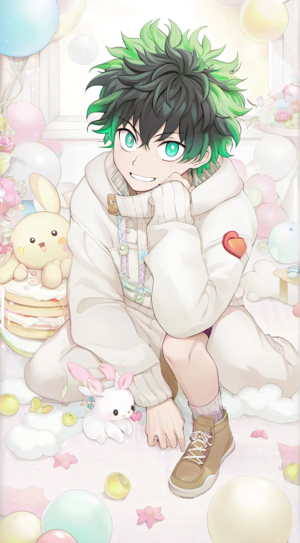 ai character: deku background