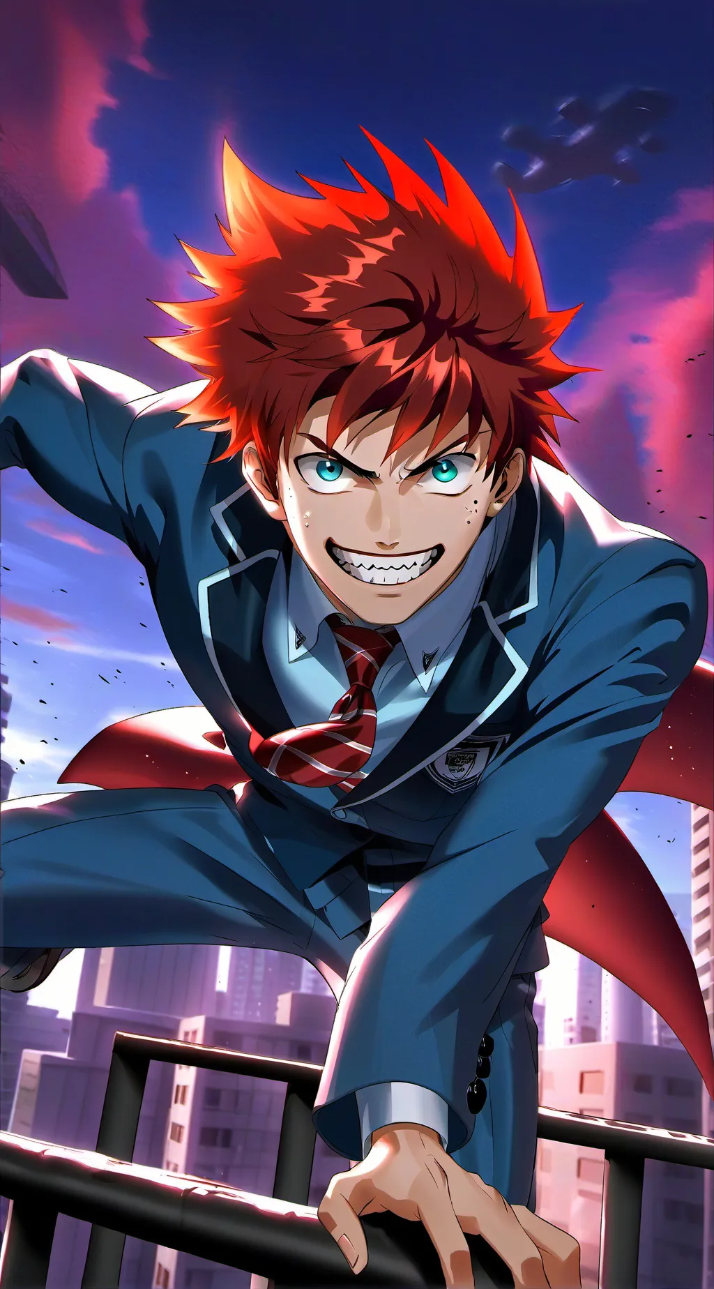 ai character: Kirshima background