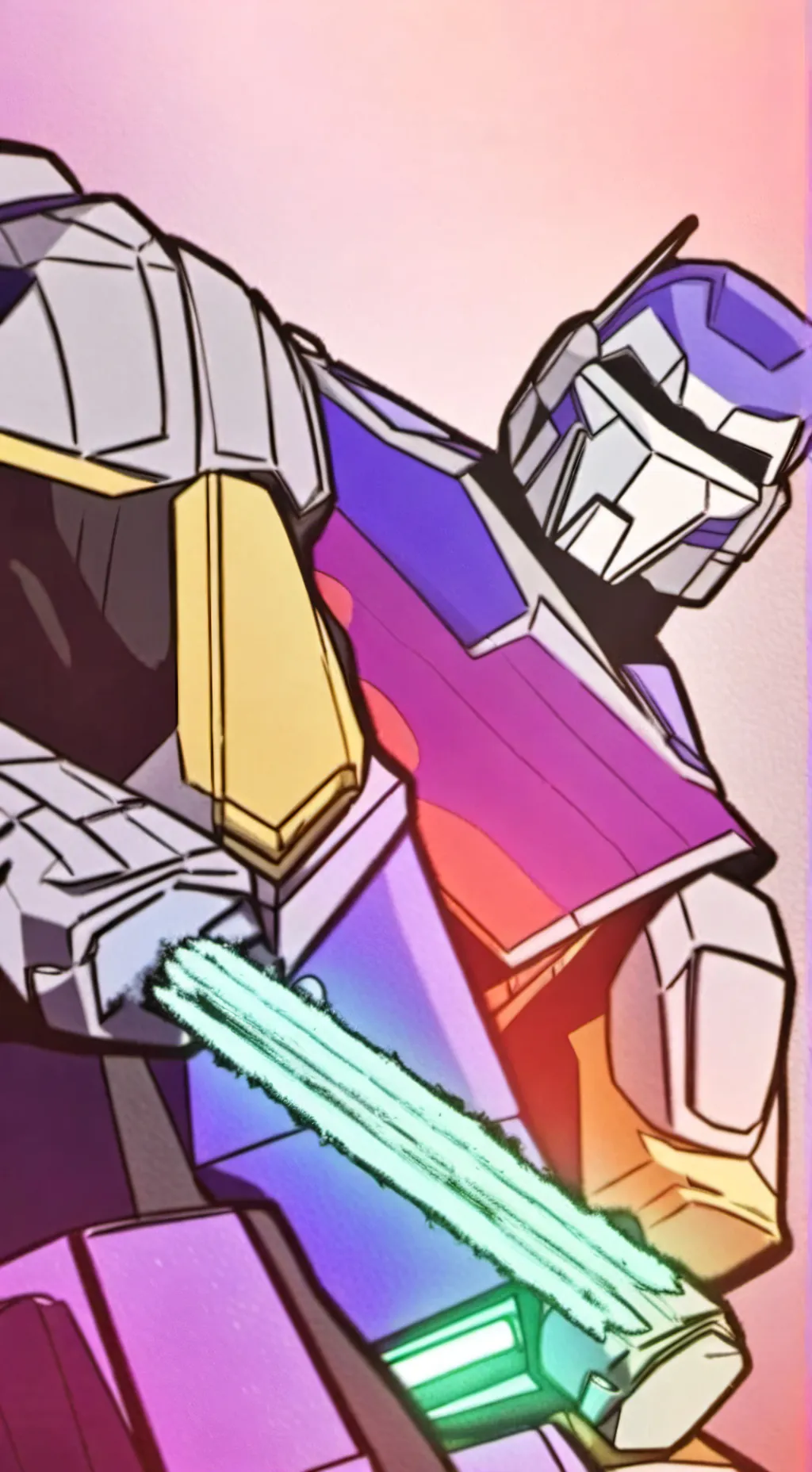 ai character: Megatron & Optimus background