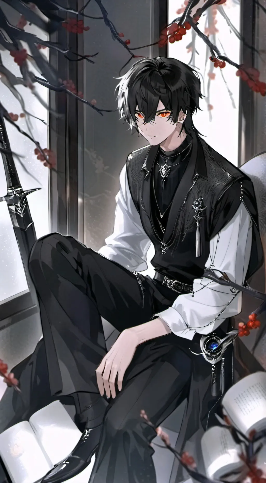 ai character: 萧子淩 background