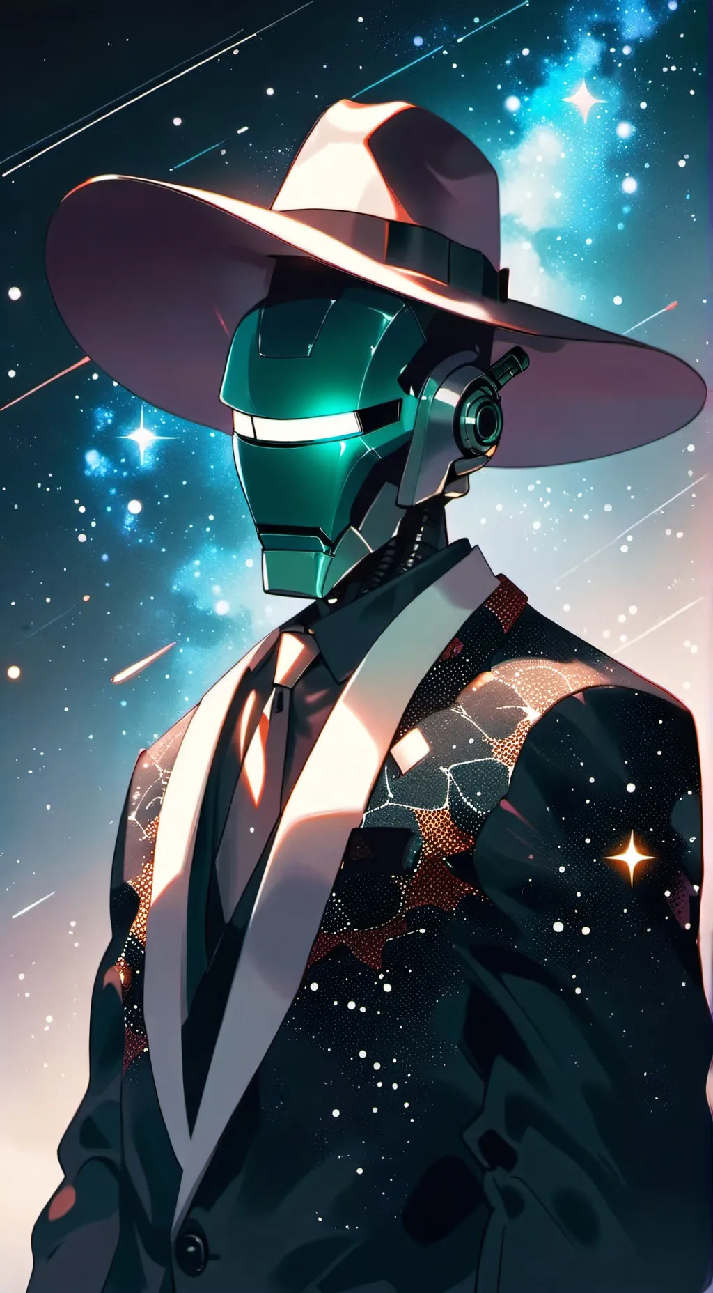 ai character: robot admin background