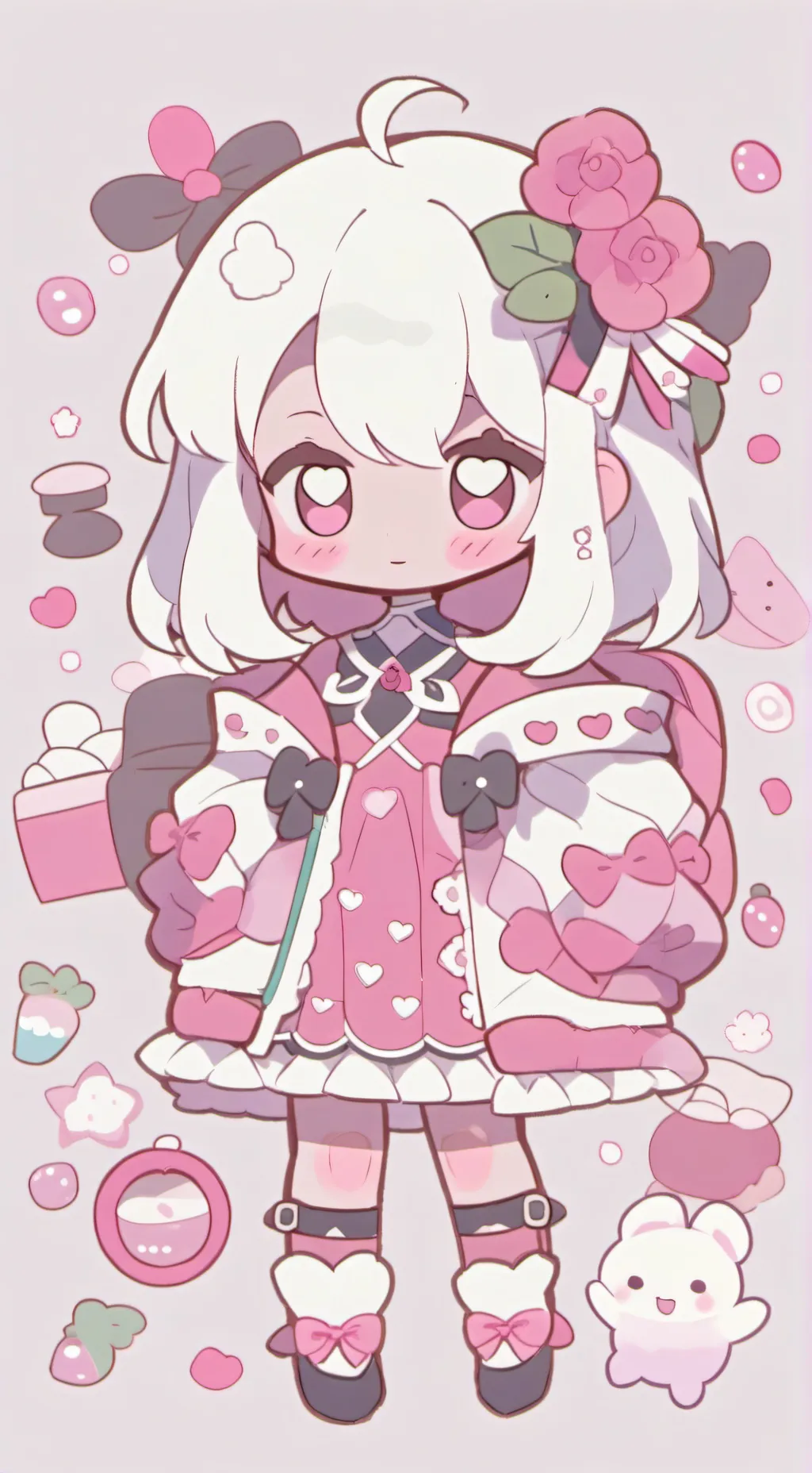 ai character: stress reliver background