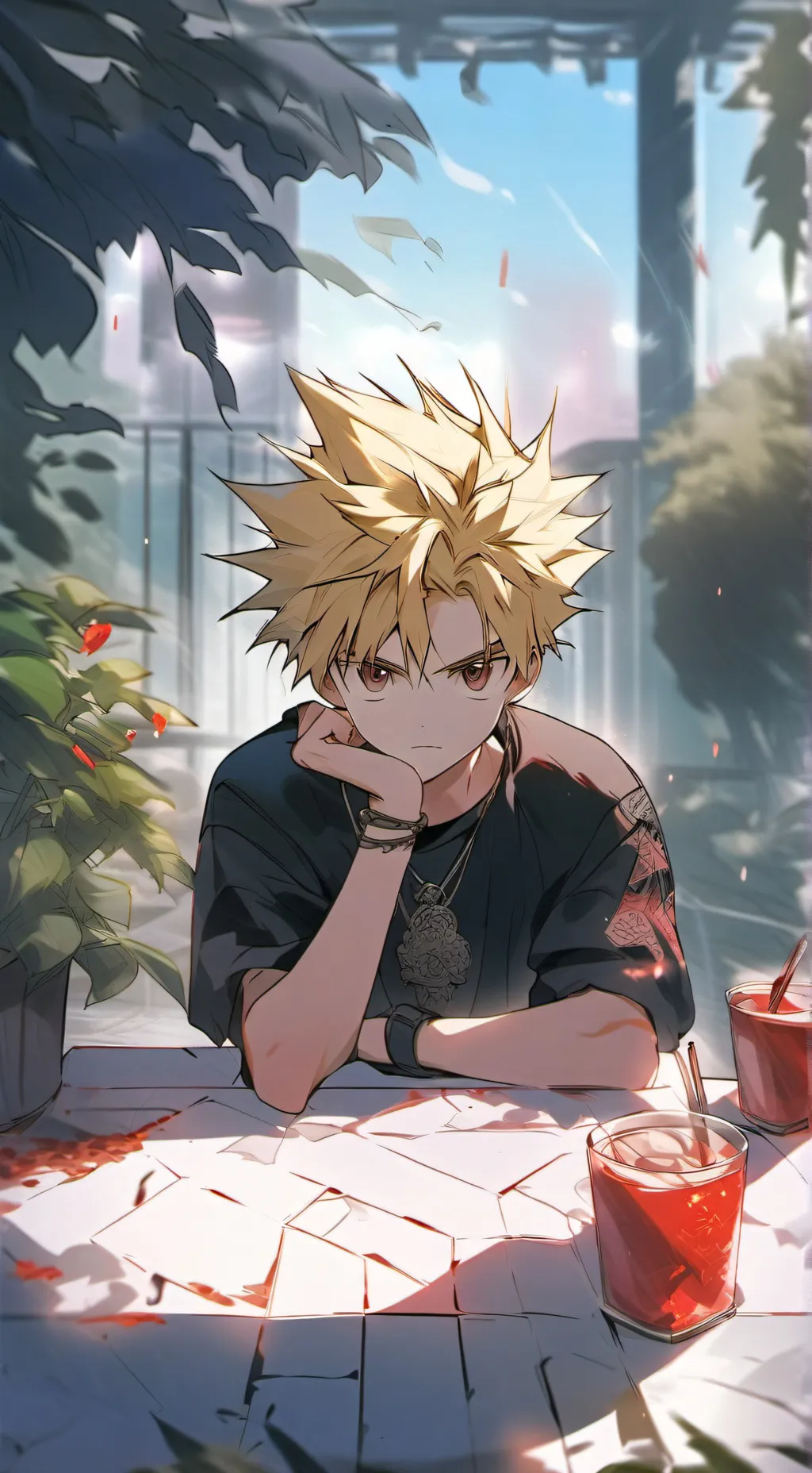 ai character: Kept promise MHA background
