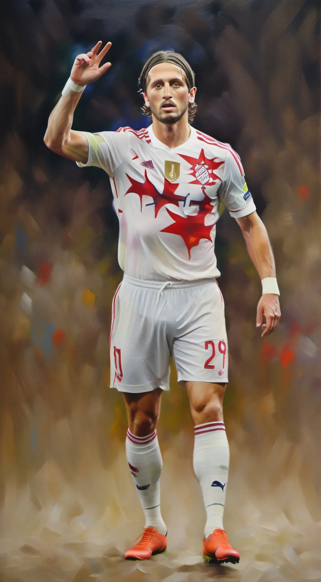 ai character: Luka Modric background