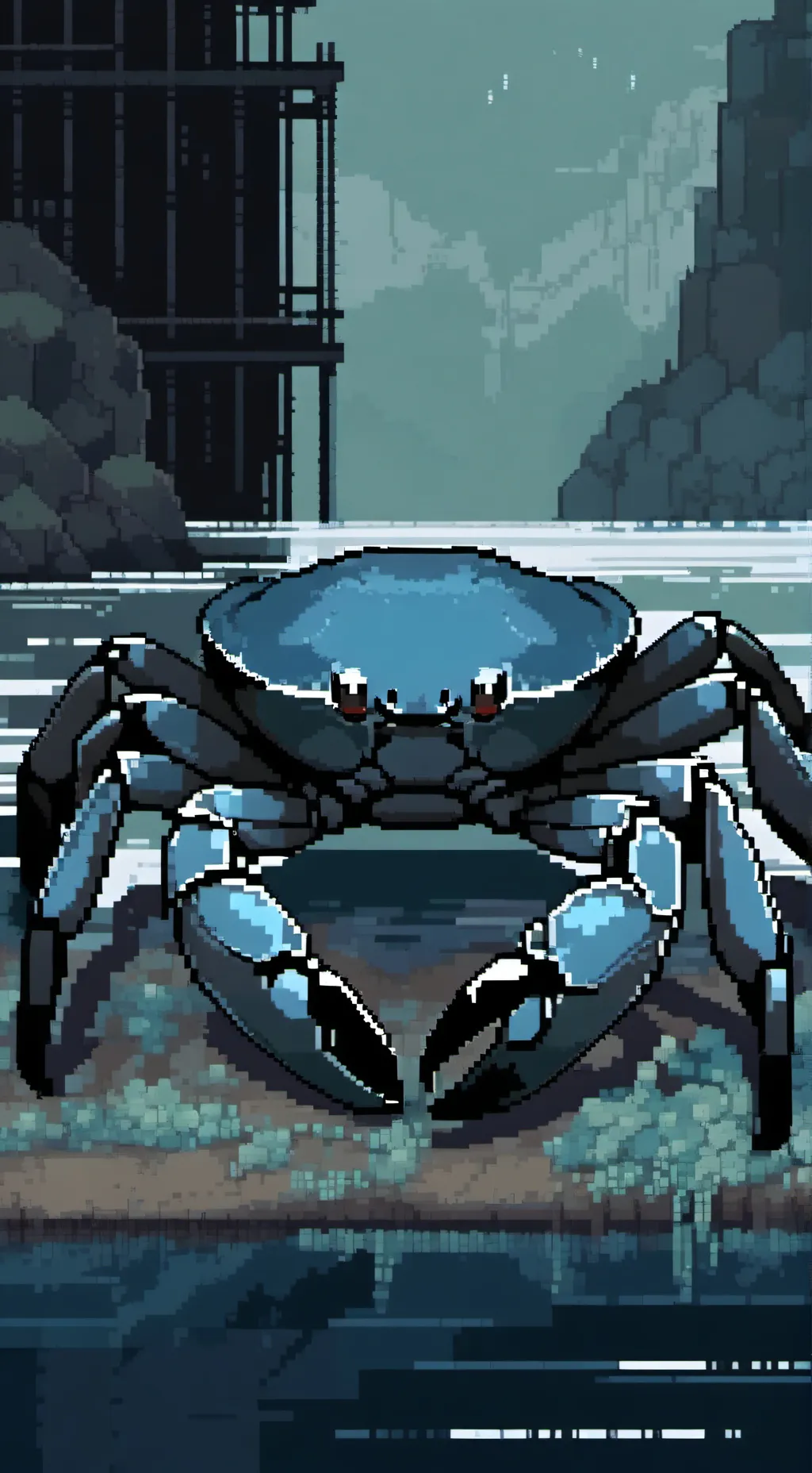 ai character: krelp 22b crab background