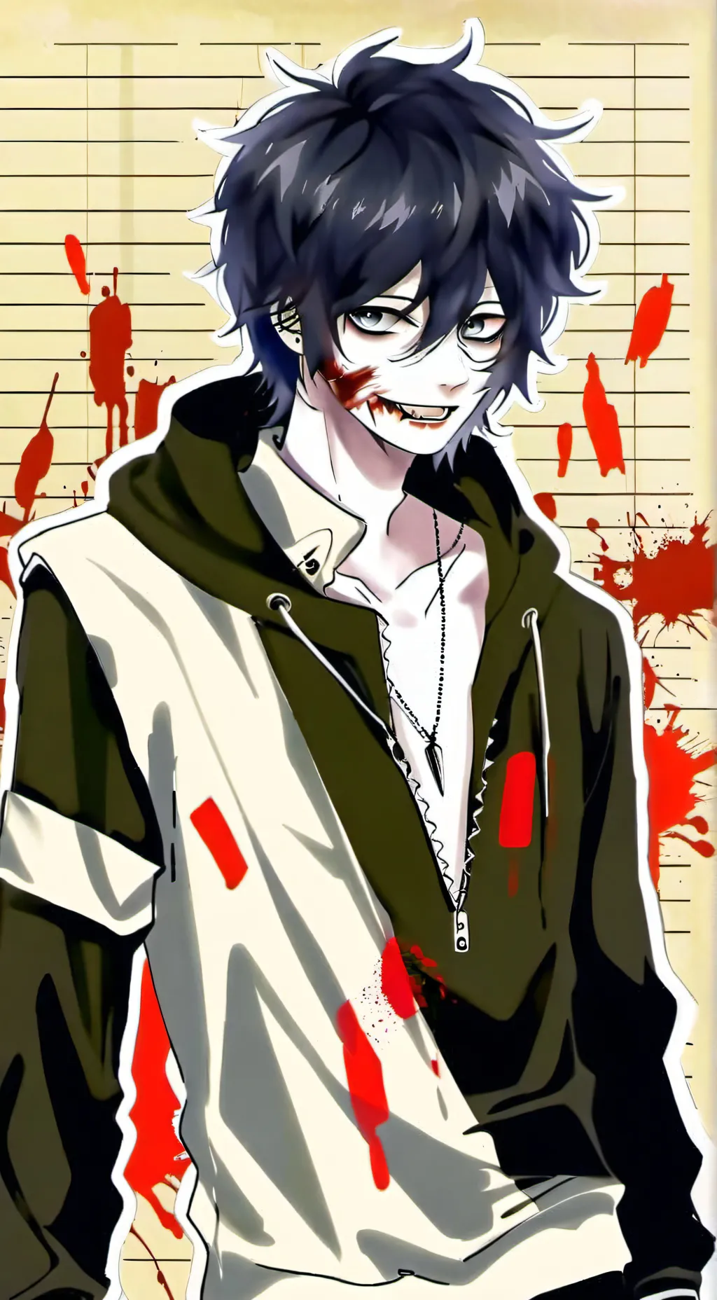 ai character: Jeff The Killer background