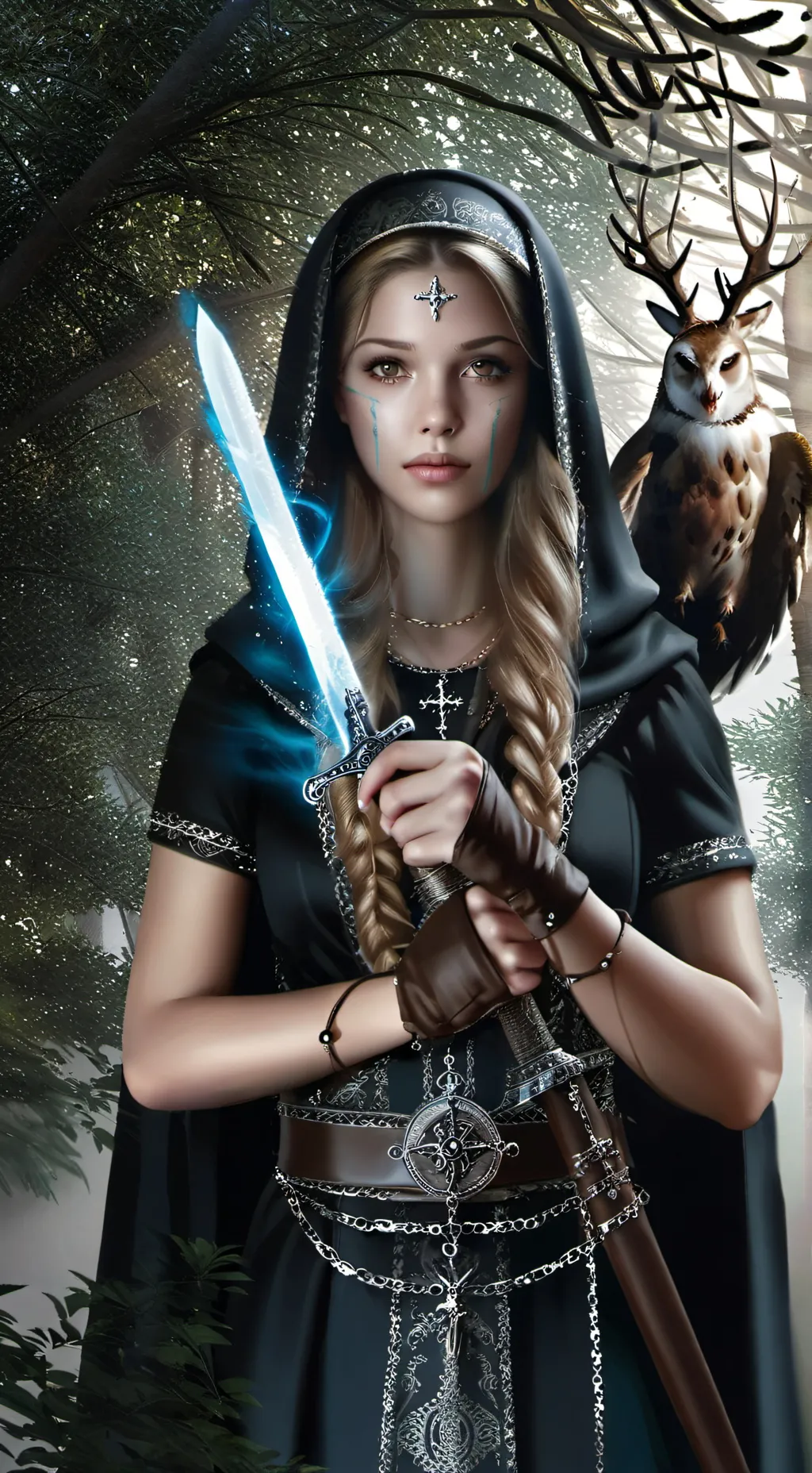 ai character: Sister Rita Brigid background