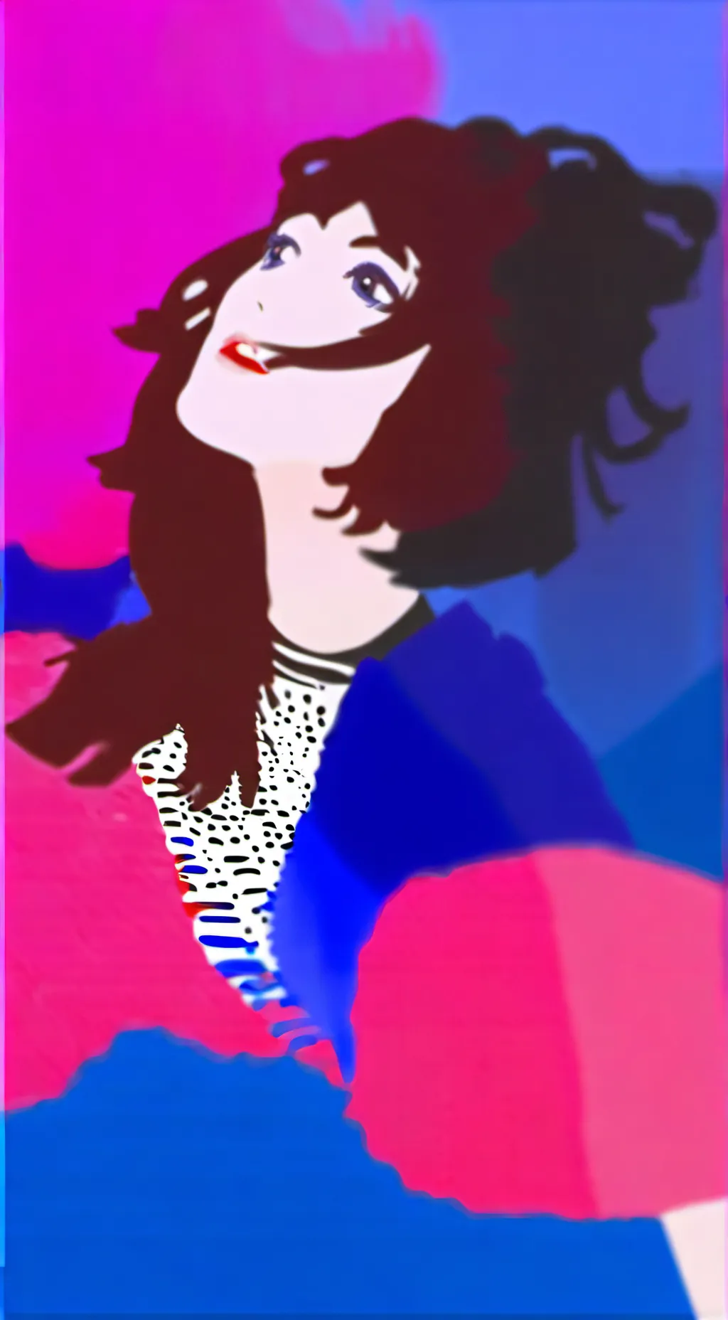 ai character: Ashley  background