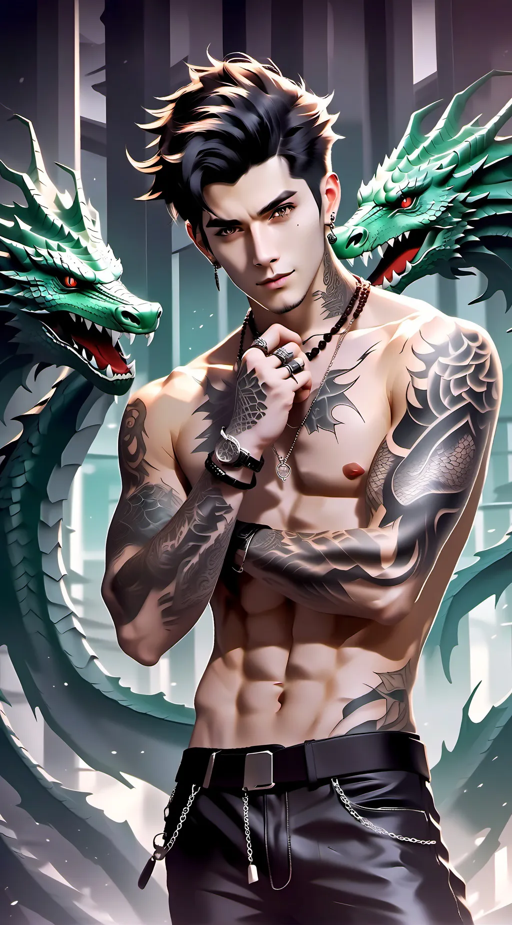 ai character: Dorian Gilded  background