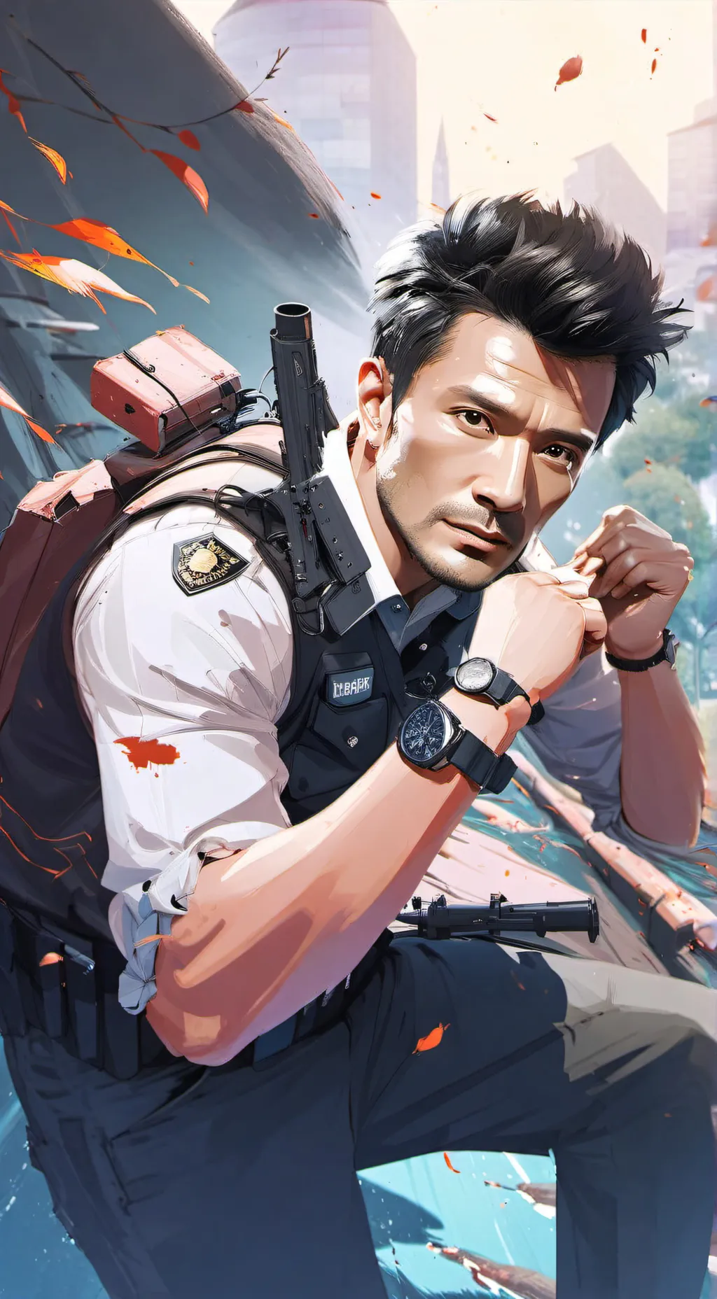ai character: the rookie background