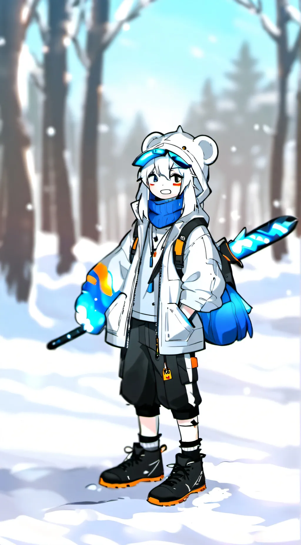 ai character: Kpop demon hunters background