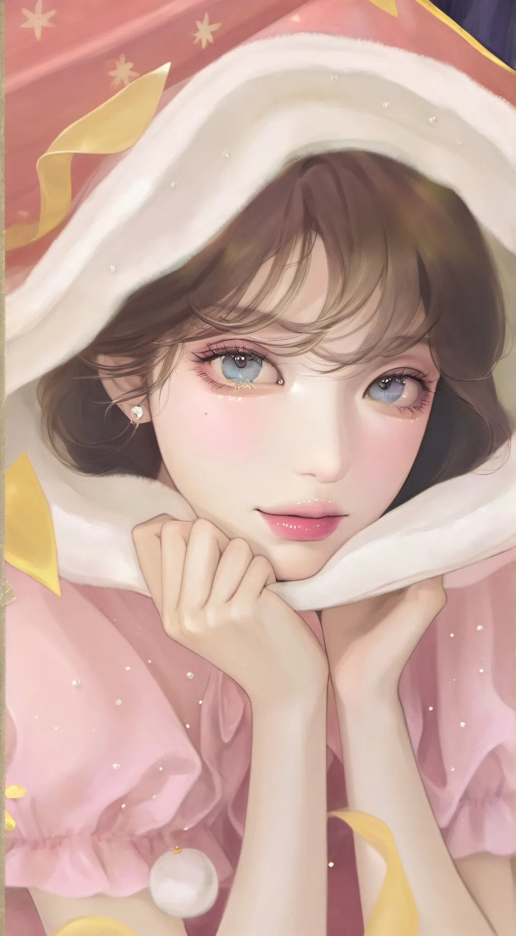 ai character: emma😍 background