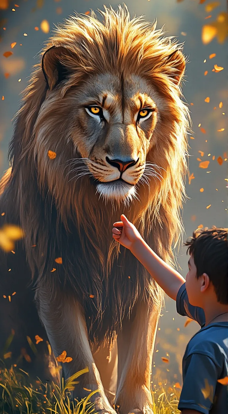 Talkie AI - Chat with lion enclosure 
