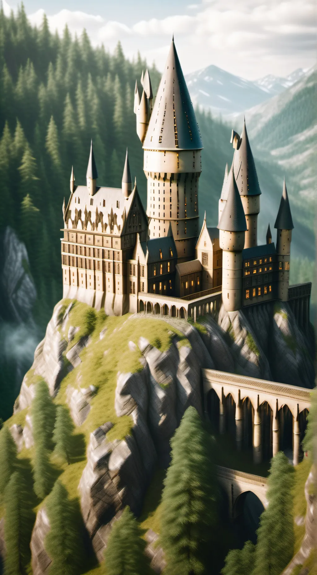 ai character: Hogwarts background