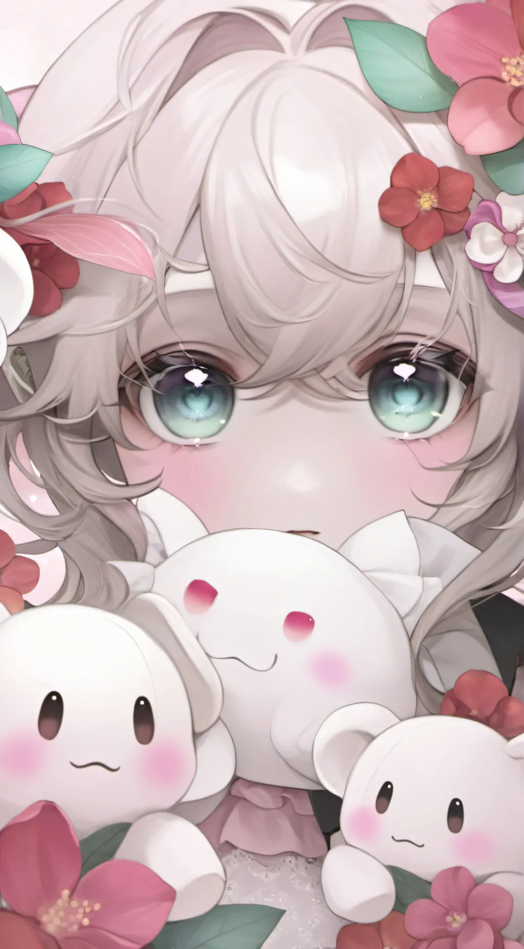 ai character: belleza falsa background