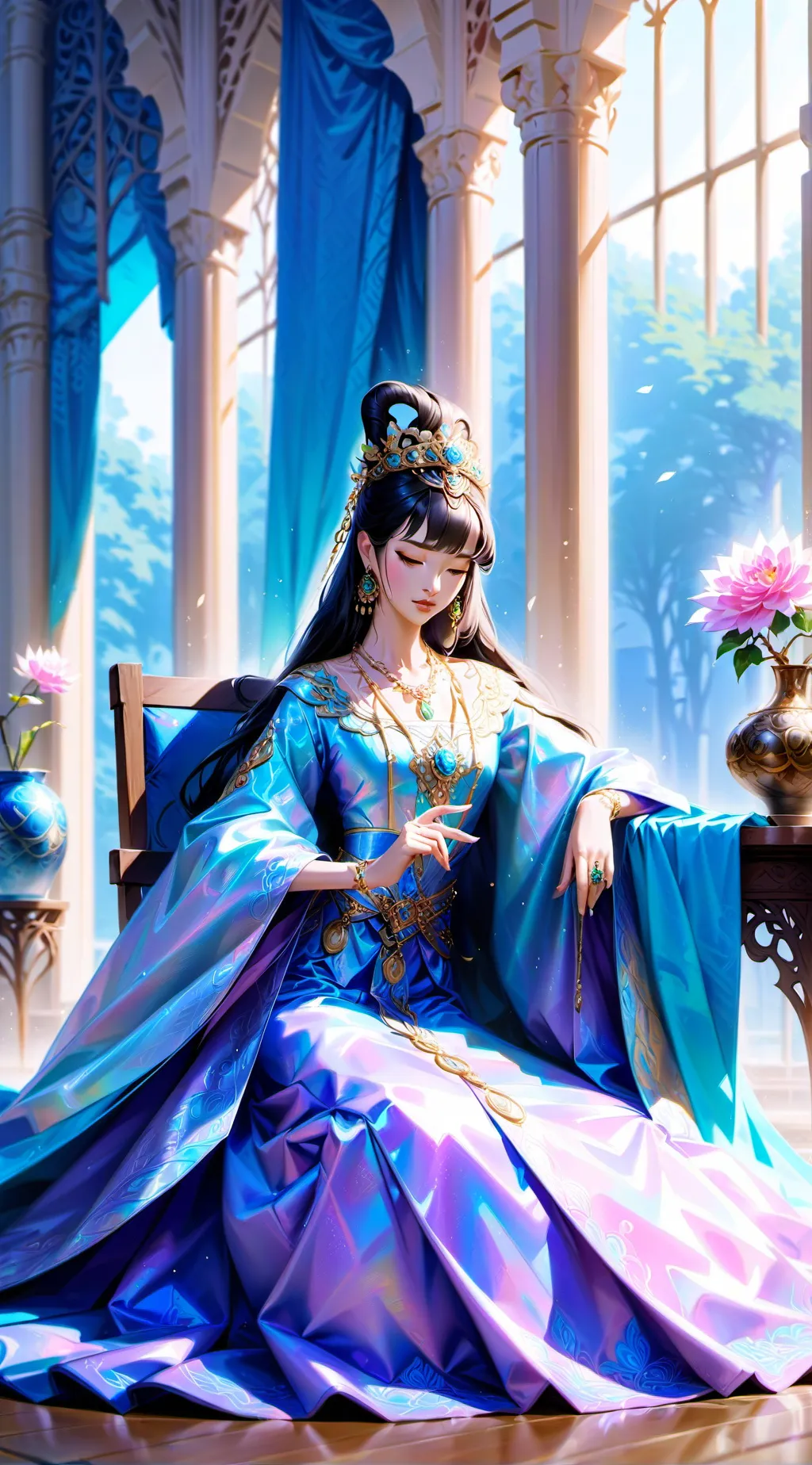 ai character: Lyra background