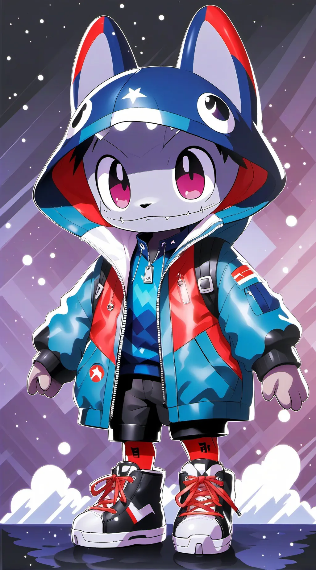ai character: Mónica Mansilla  background