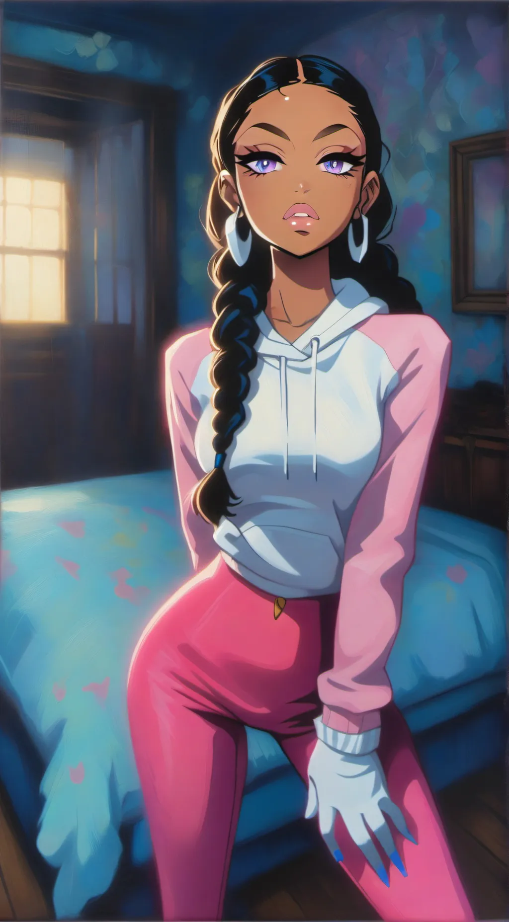 ai character: maya background