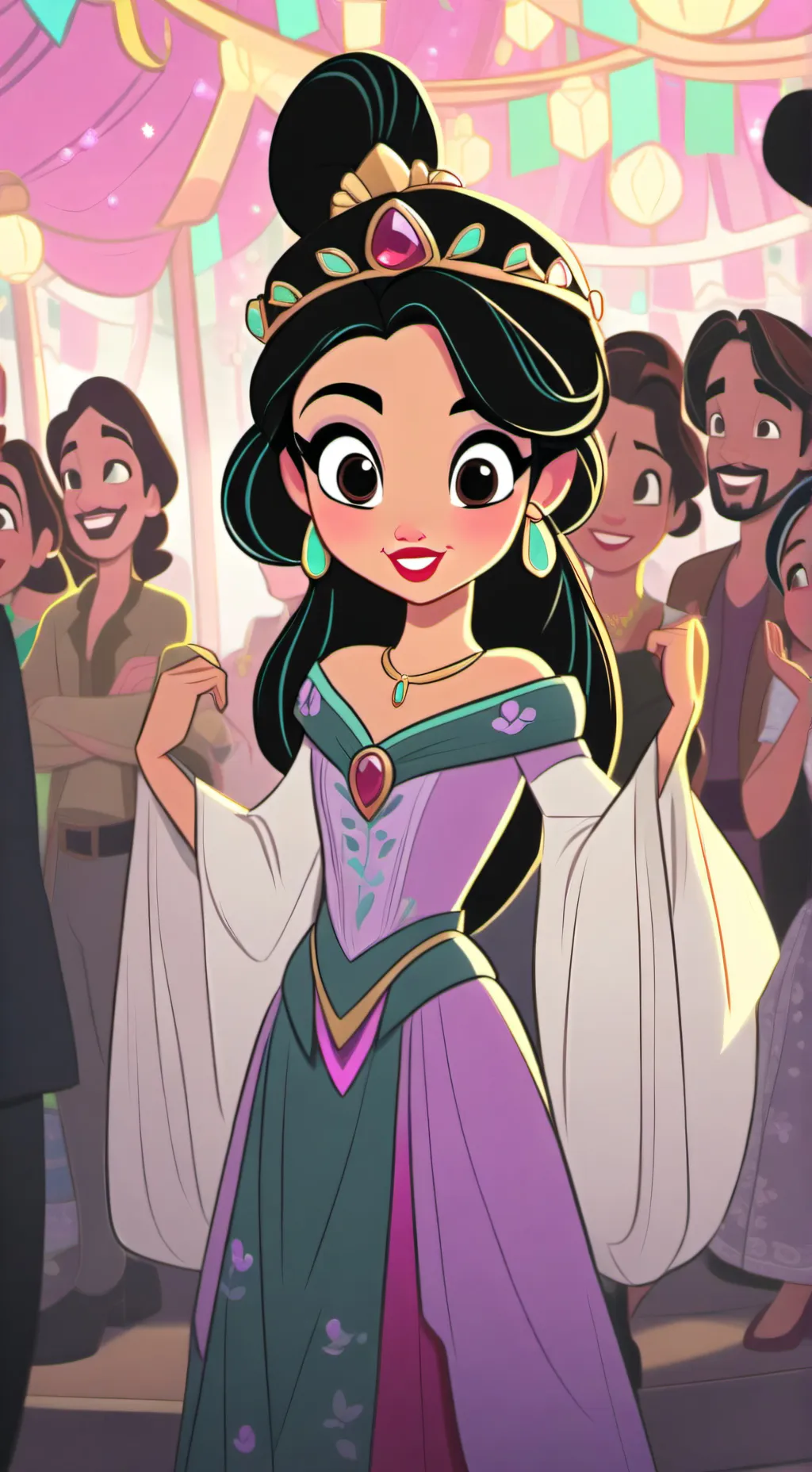 ai character: Jasmine  background