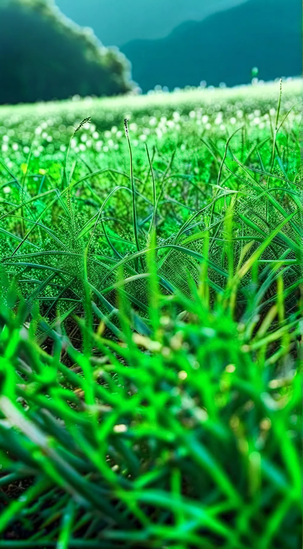 ai character: grass background