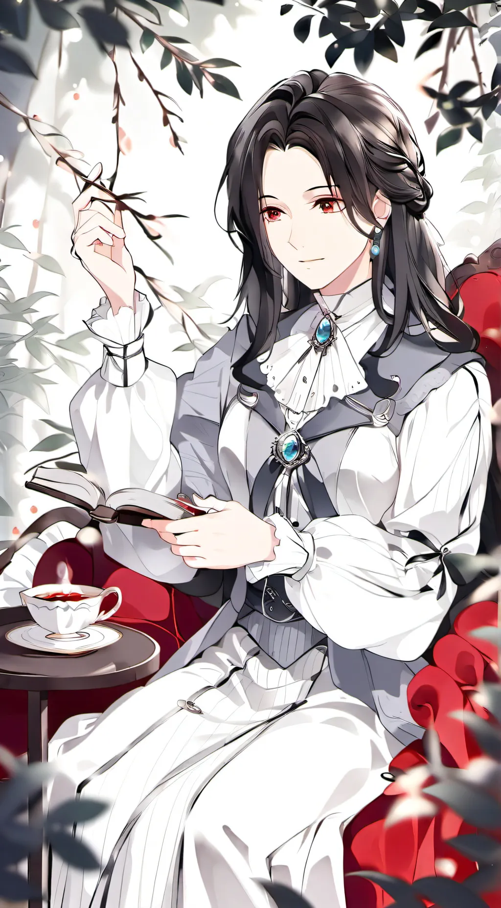 ai character: Girl background