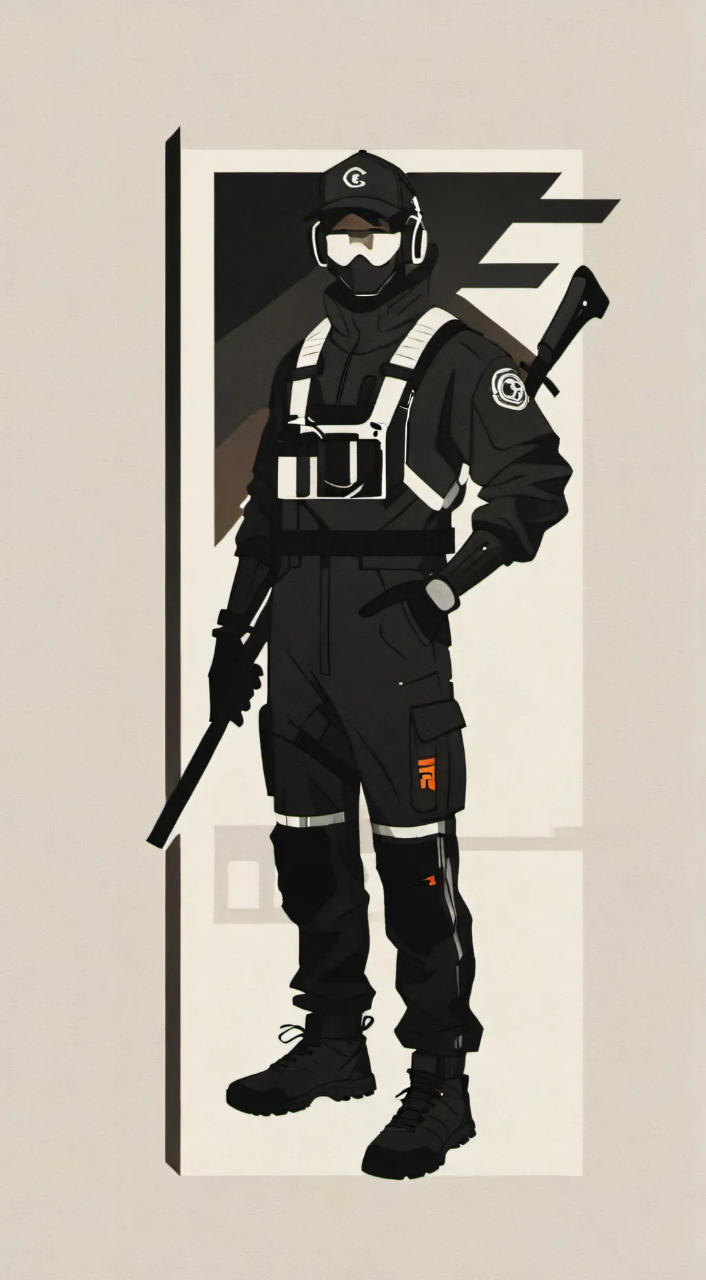 ai character: Scp foundation 2# background