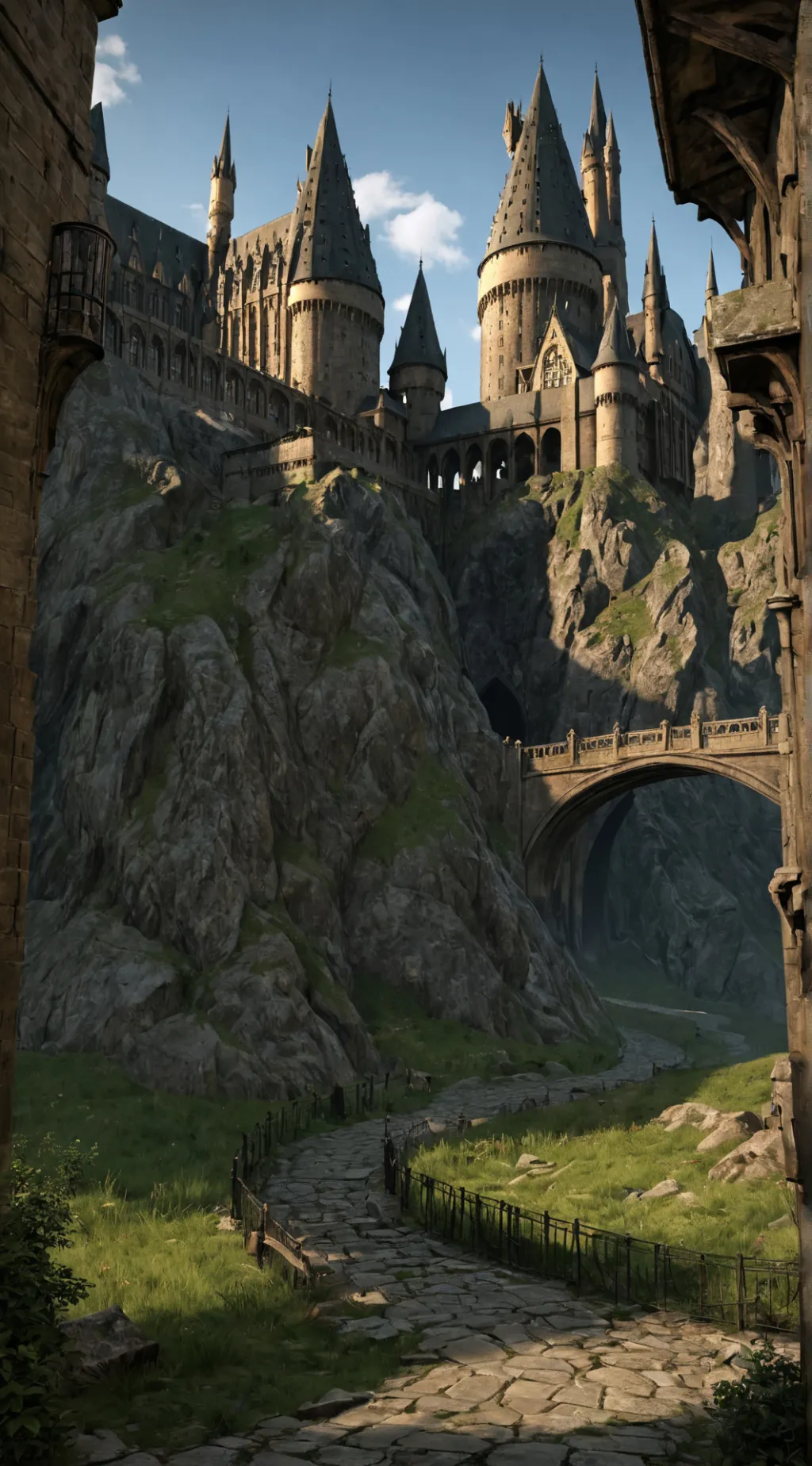 ai character: Hogwarts background