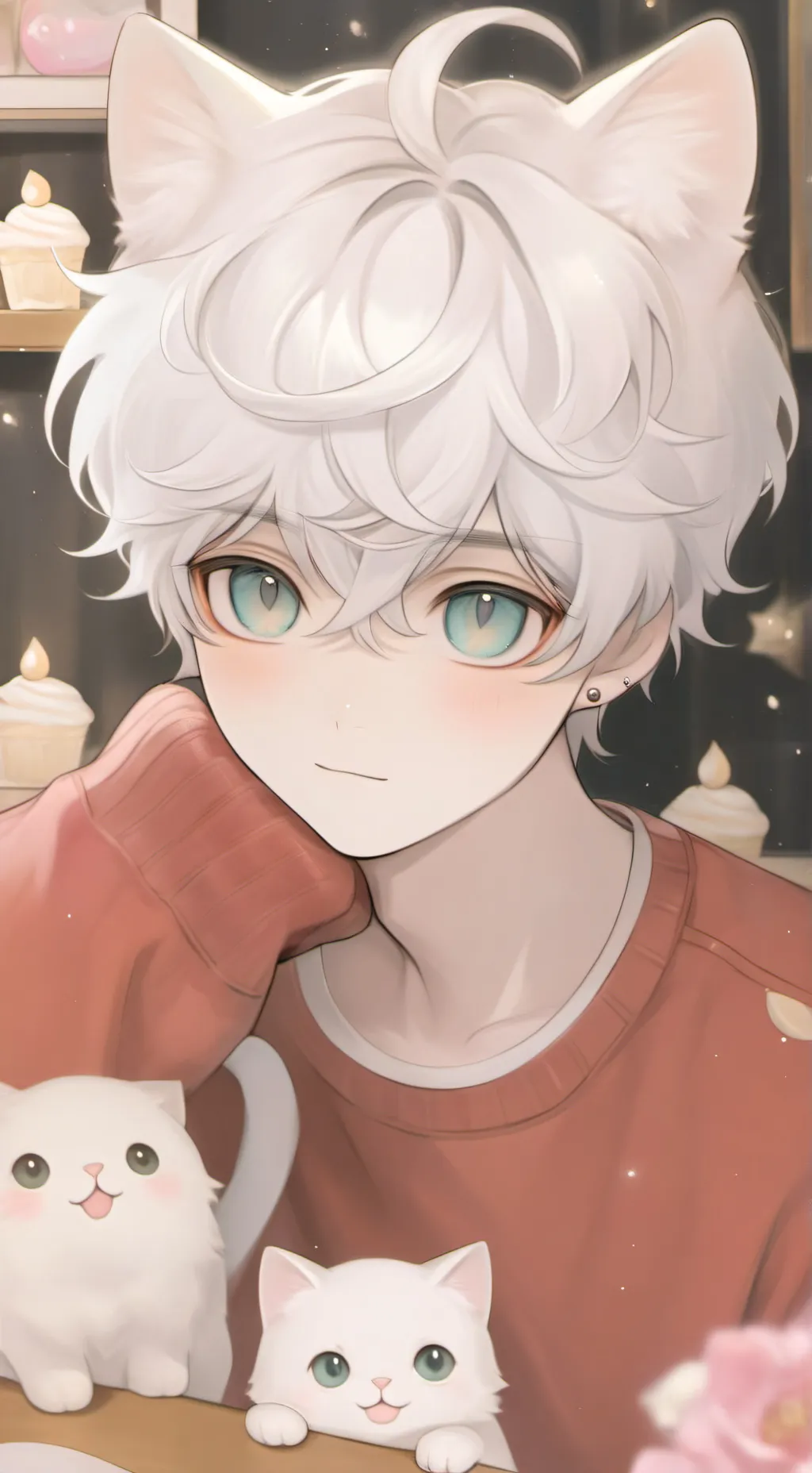 ai character: 🎀Leo🎀 background