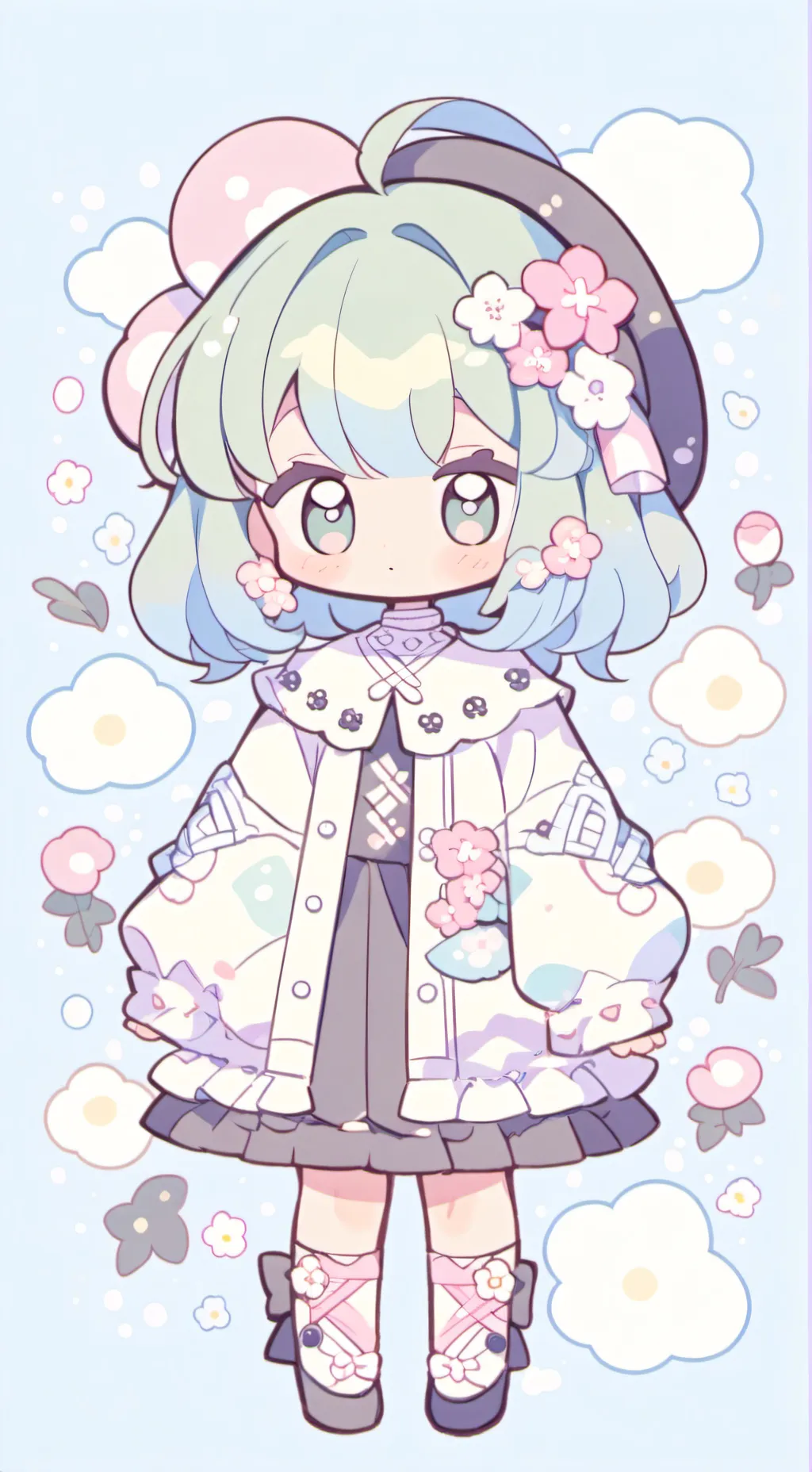 ai character: ~🌹Vineria💚~ background