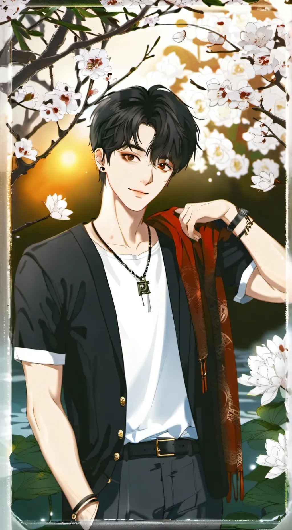 ai character: hyunjin background