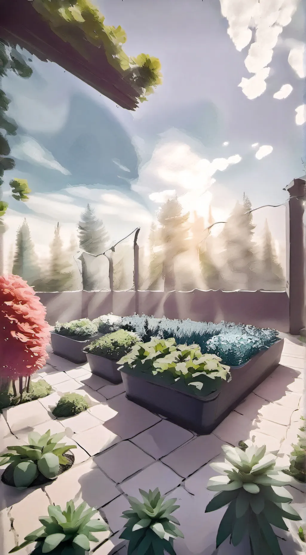 ai character: grow a garden! background