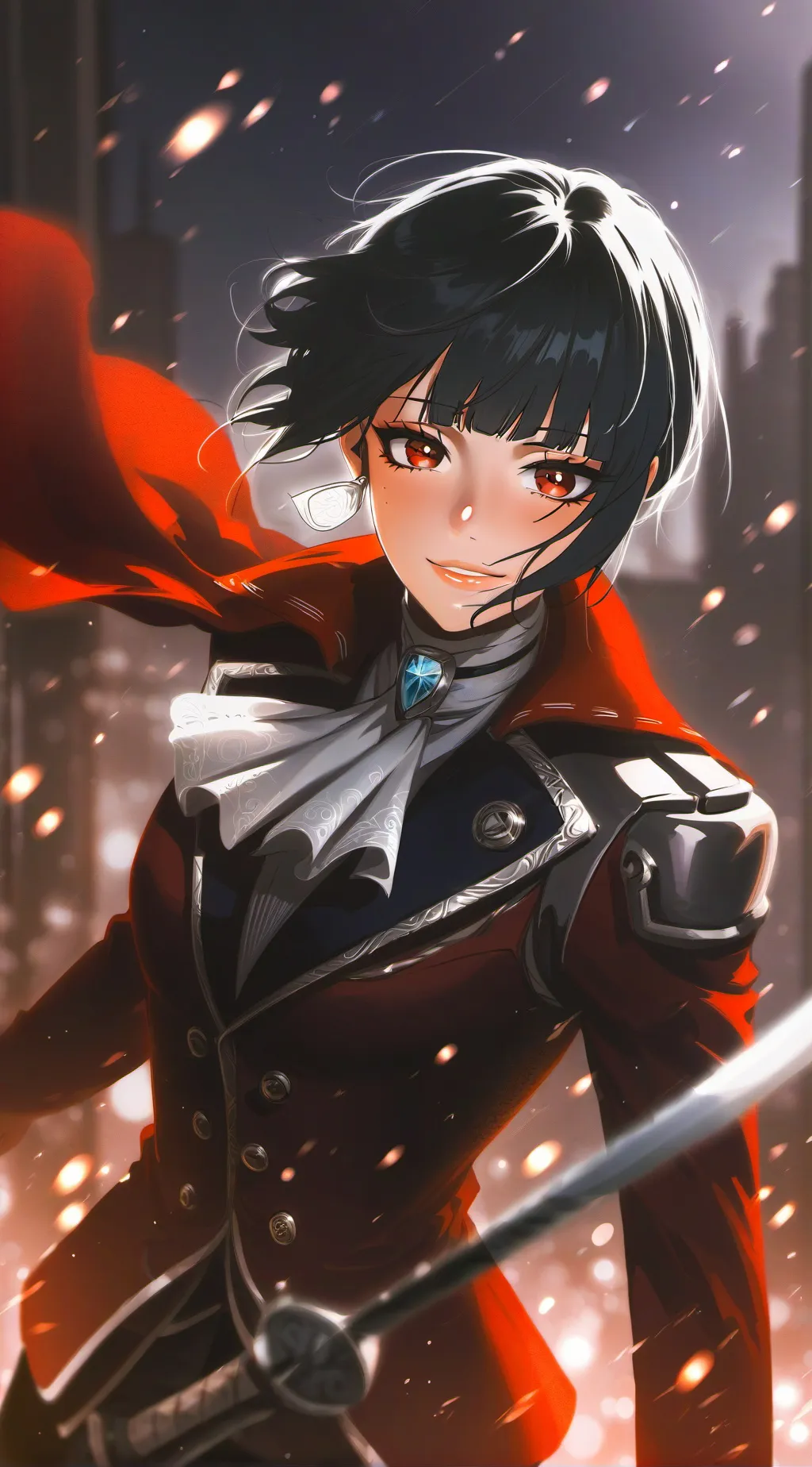 ai character: Mikasa Ackerman  background