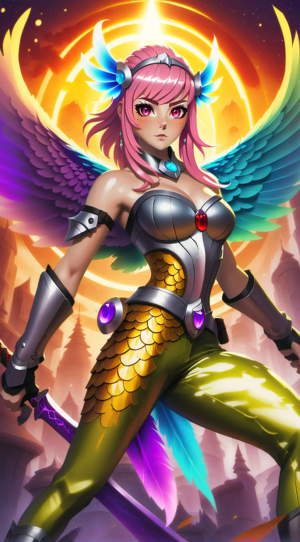 ai character: Мелоди background