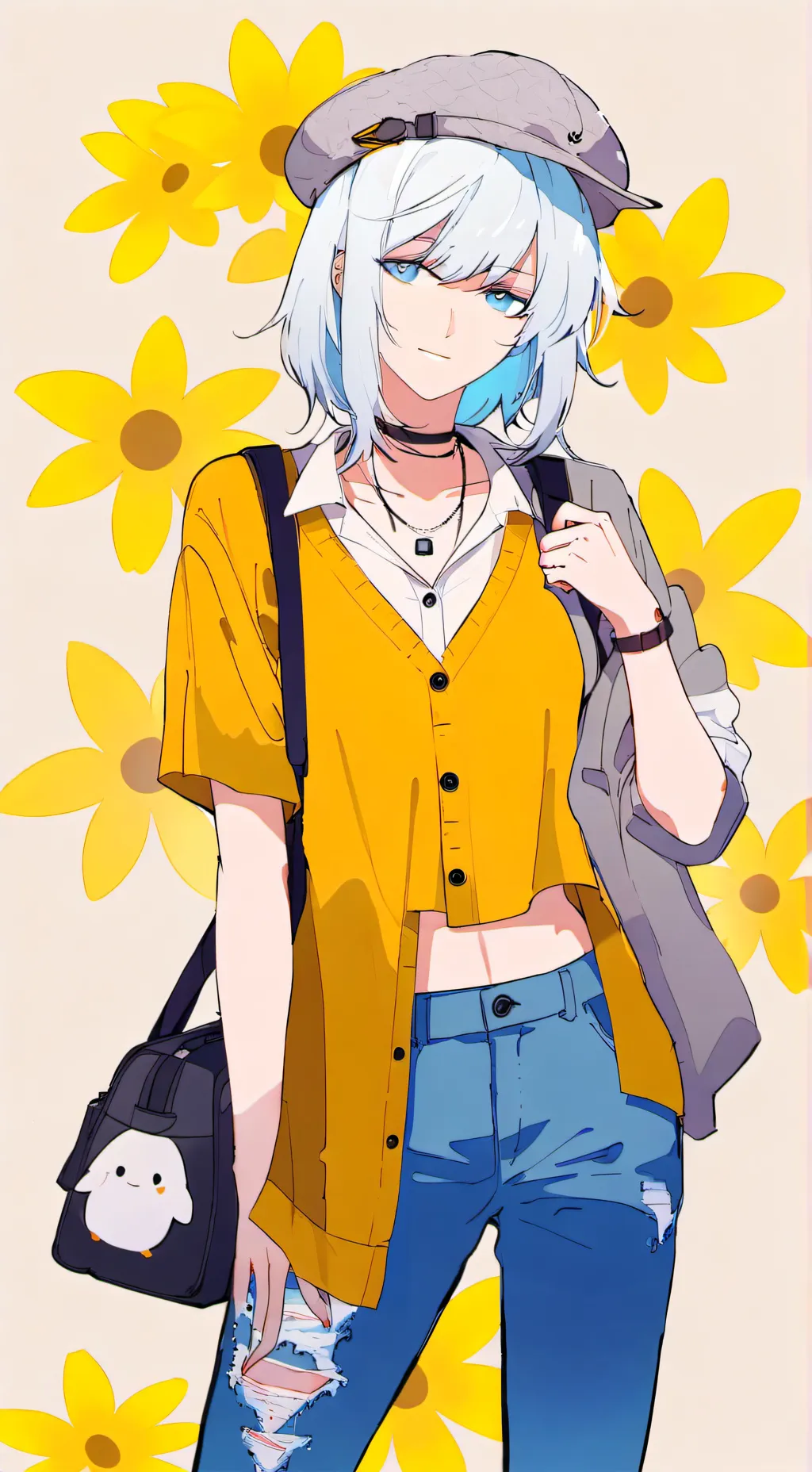 ai character: Katie  background