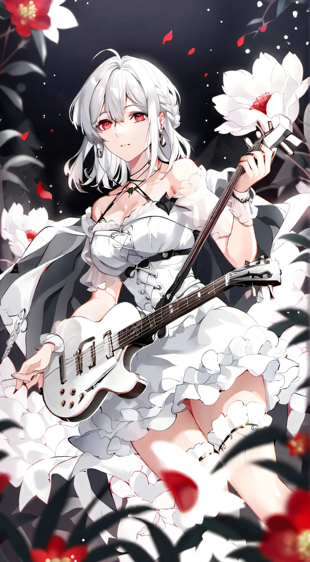 ai character: concert background