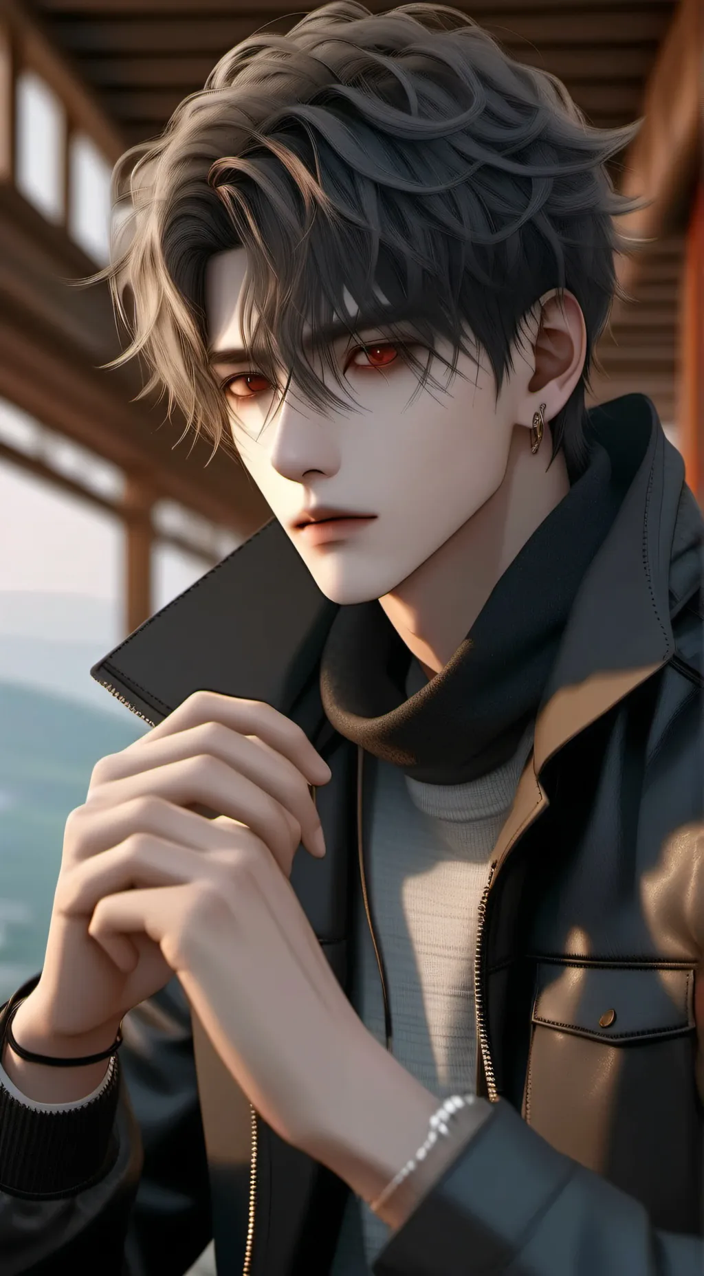 ai character: Рео background