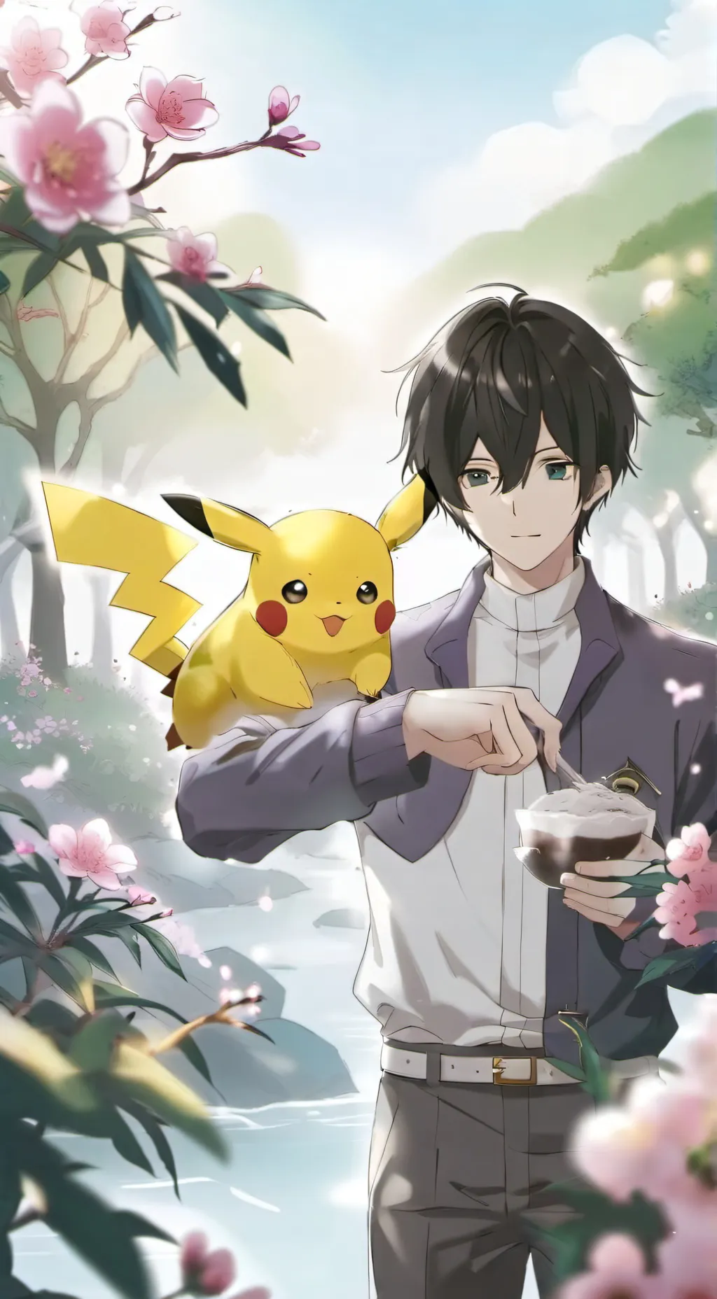 ai character: Boy background
