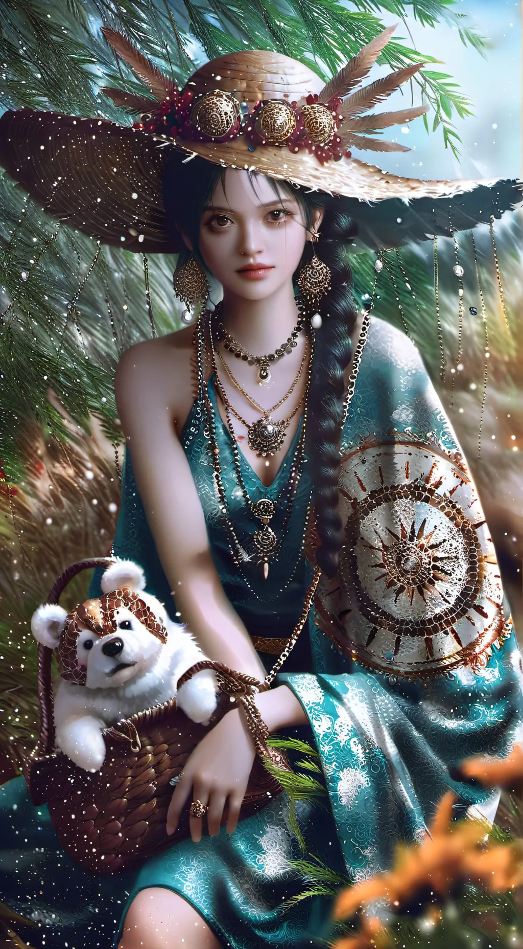 ai character: Lawlu luffy fem background