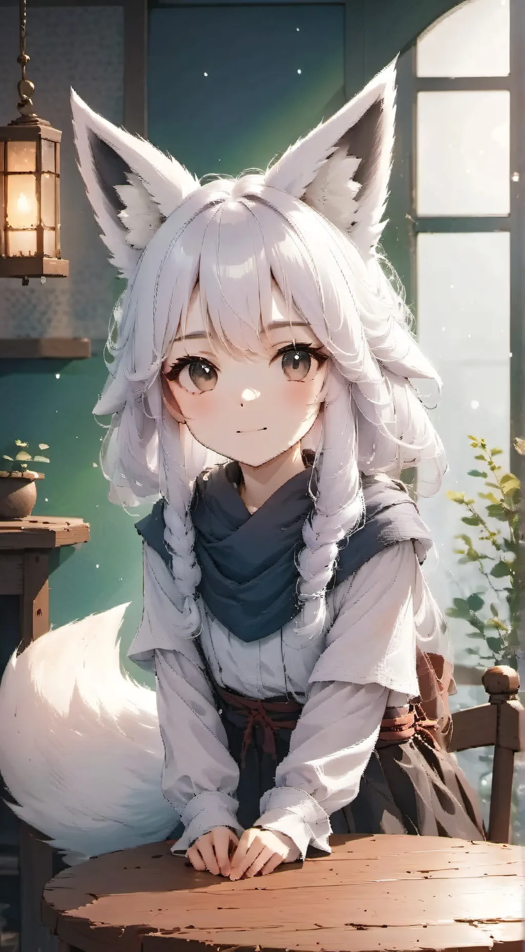 ai character: Spirit Fox Nova background