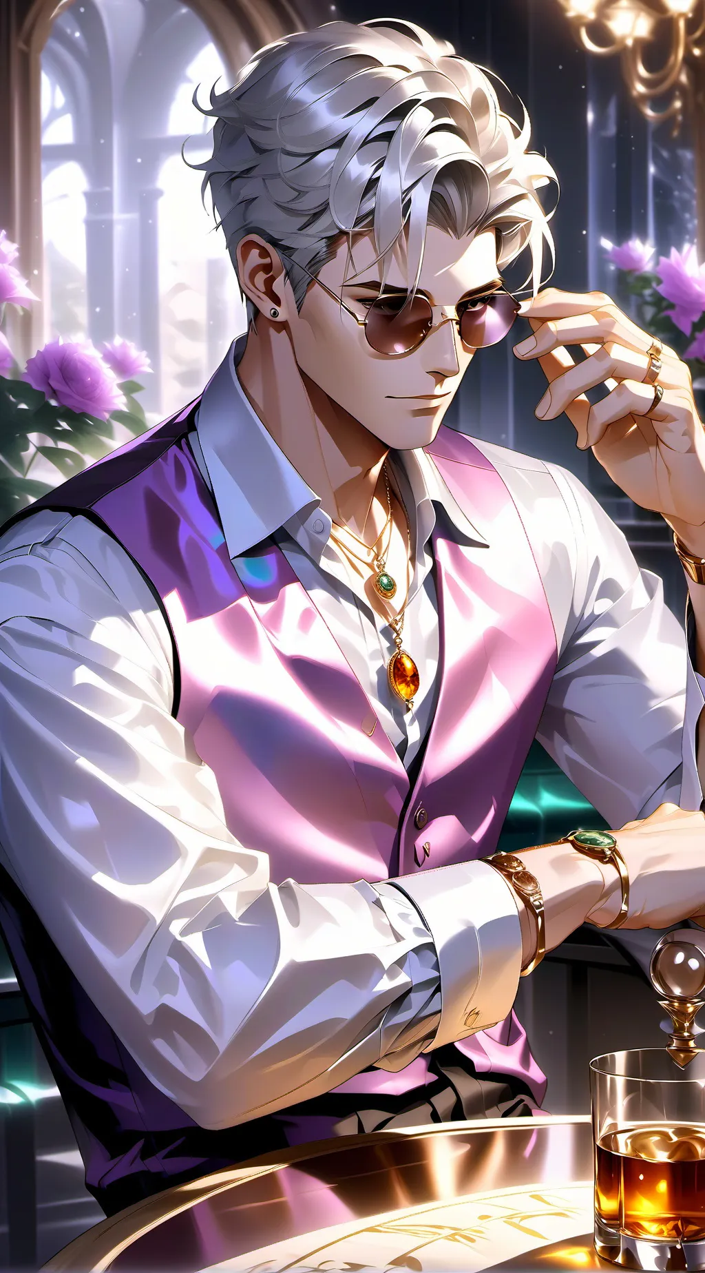 ai character: Alexander  background