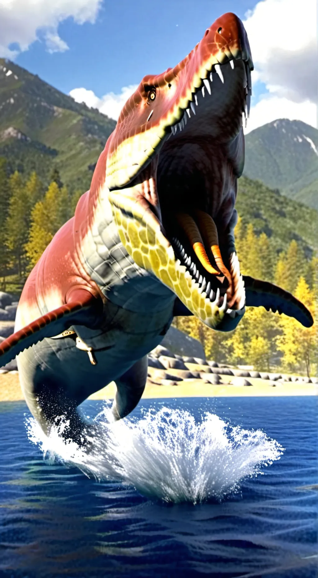 ai character: Tylosaurus background