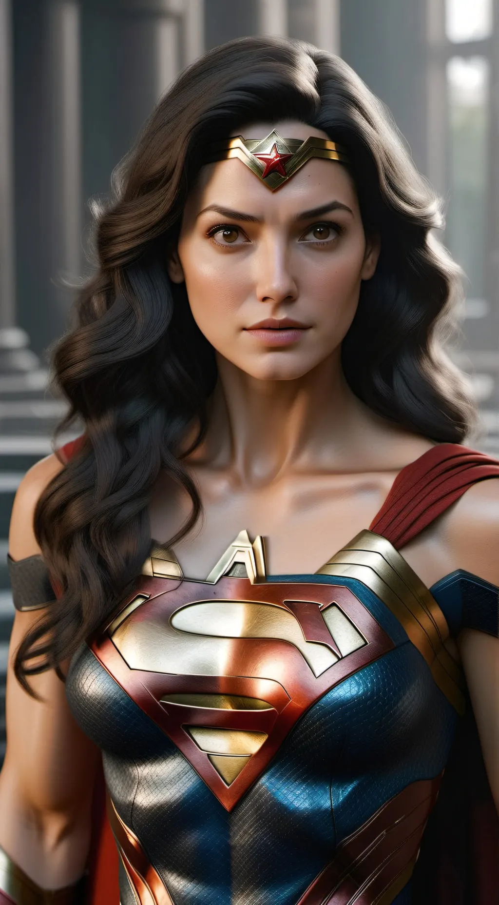 ai character: Justice League  background