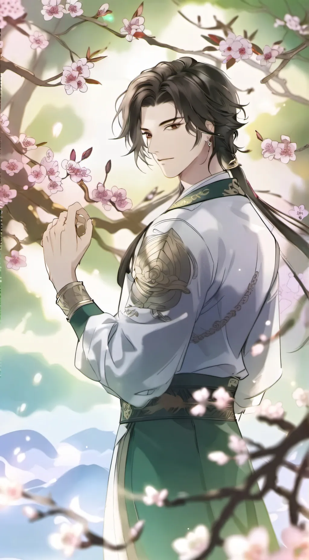 ai character: taheyung  background