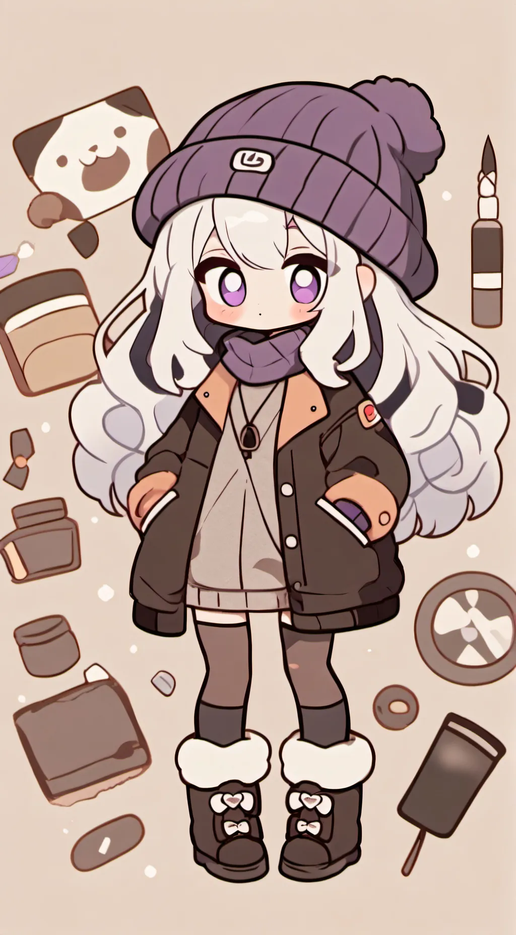 ai character: lily background