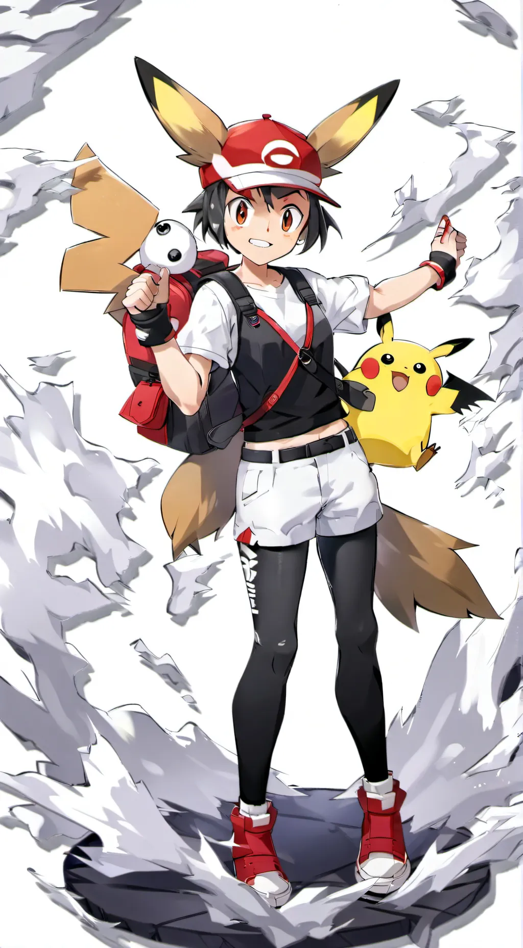 ai character: Ash background