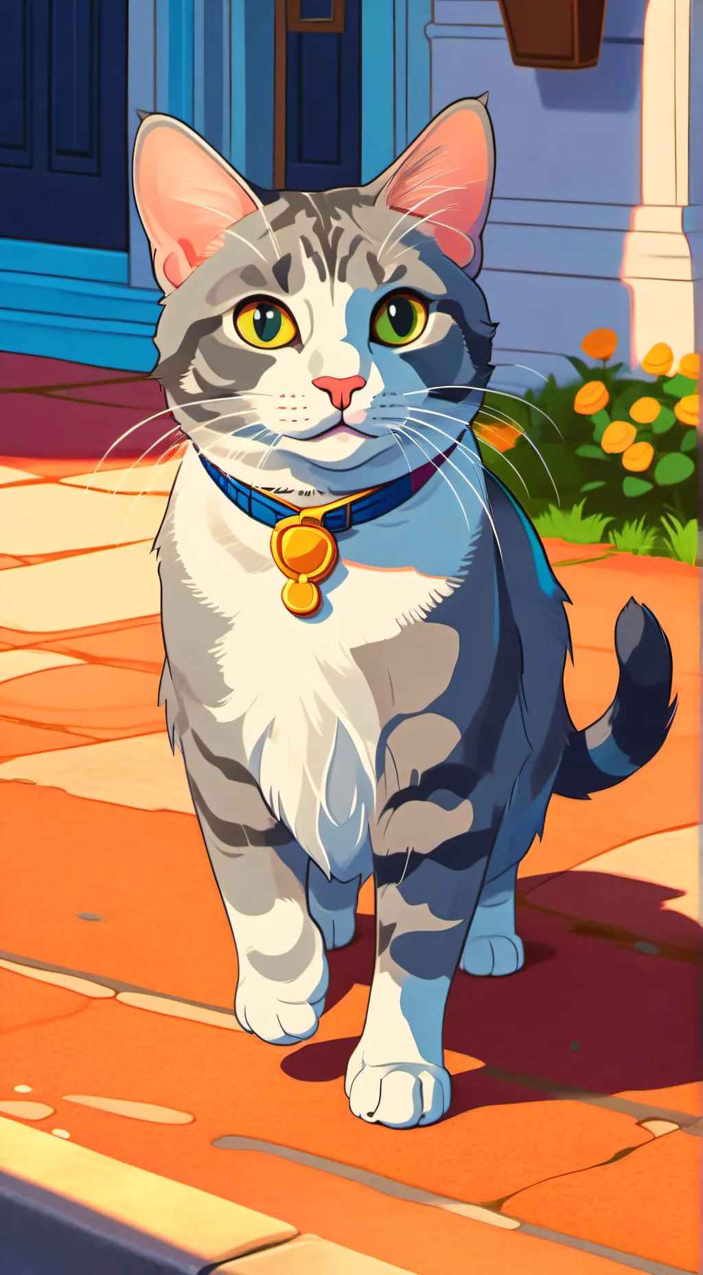 ai character: queen puffs  background