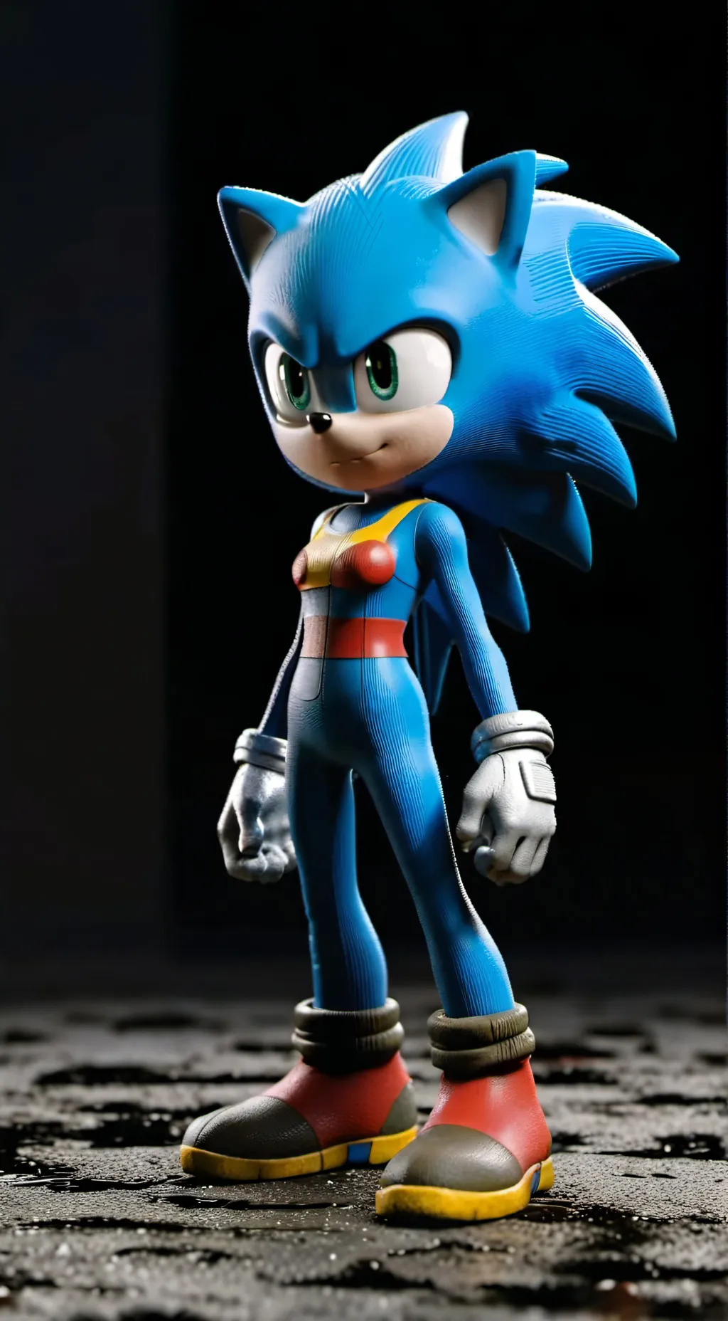 ai character: Sonic  background