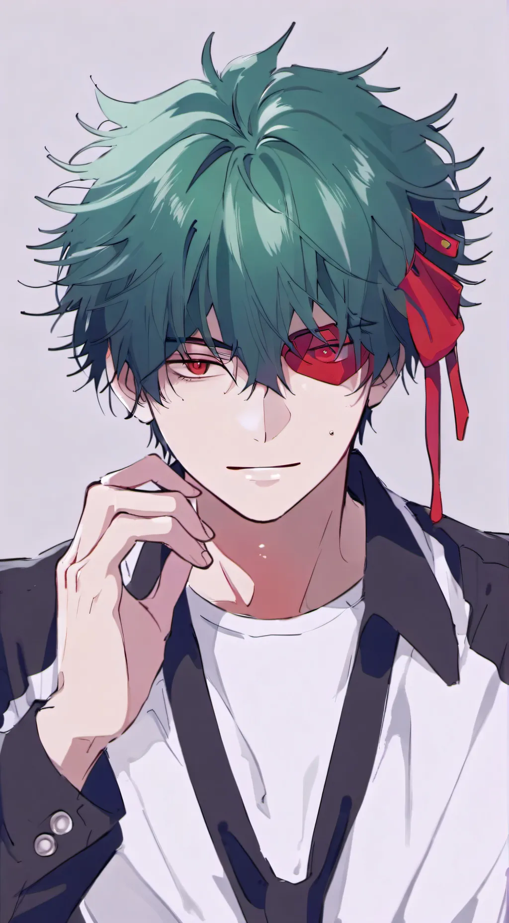 ai character: izuku midoriya background