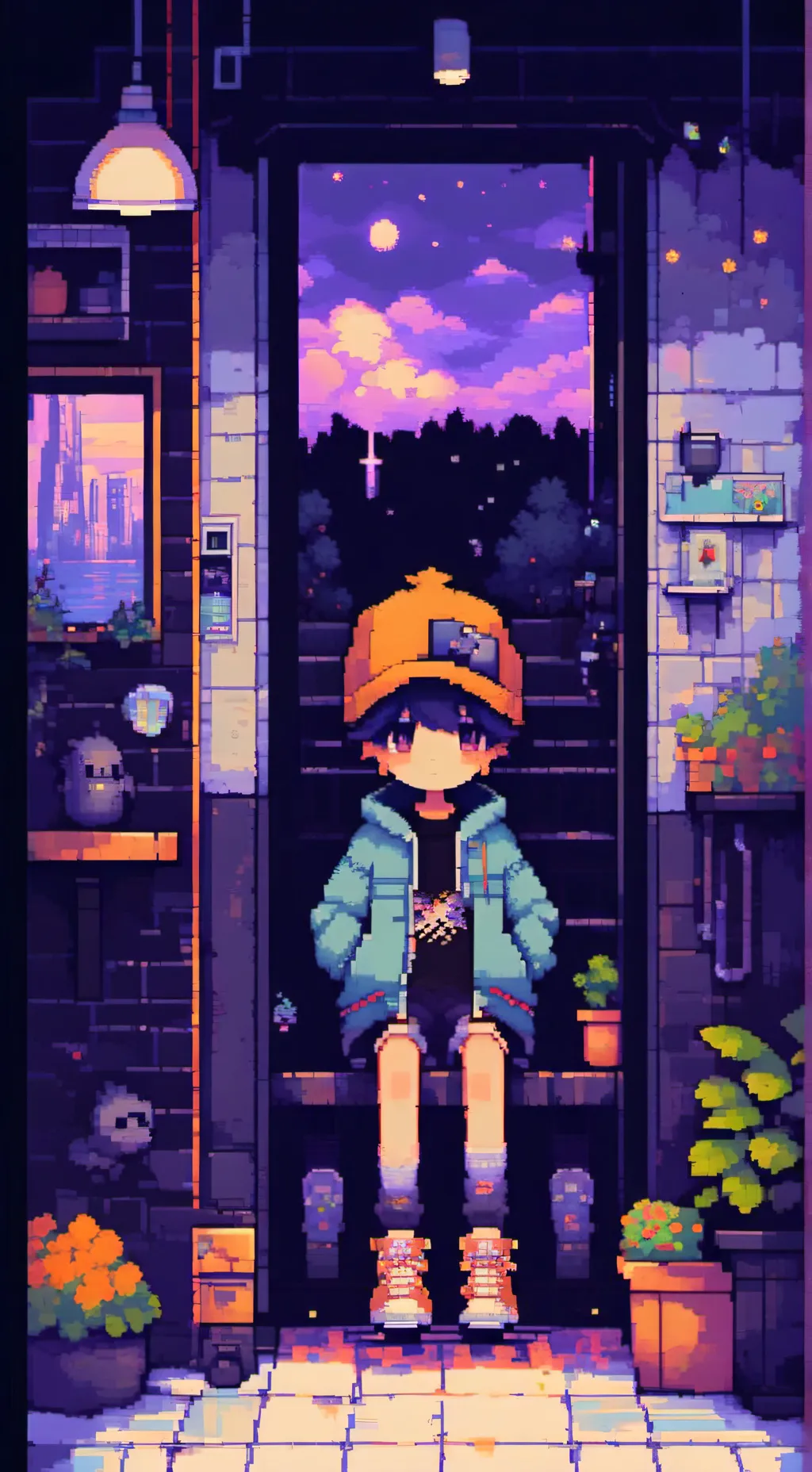 ai character: c00lkidd background